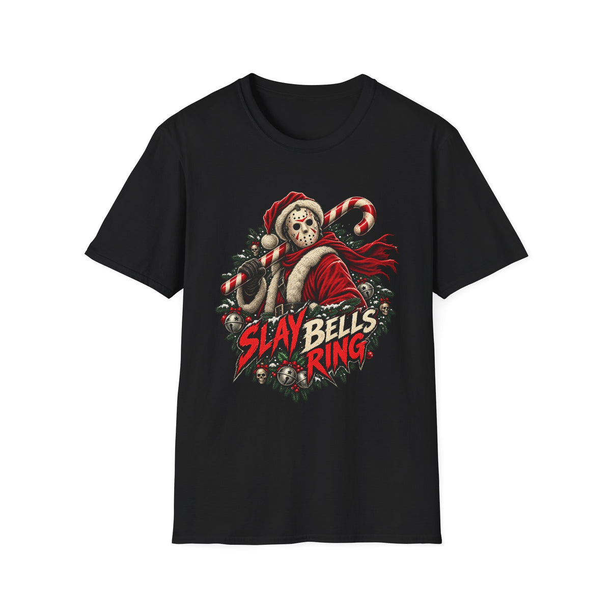 Christmas | Slay Bells Ring  | Horror Santa | Graphic Tee