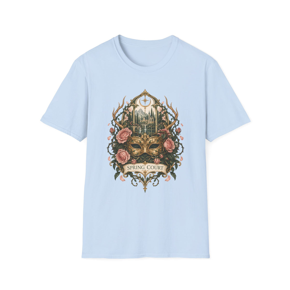 Spring Court | ACOTAR Book Floral Masquerade T-Shirt