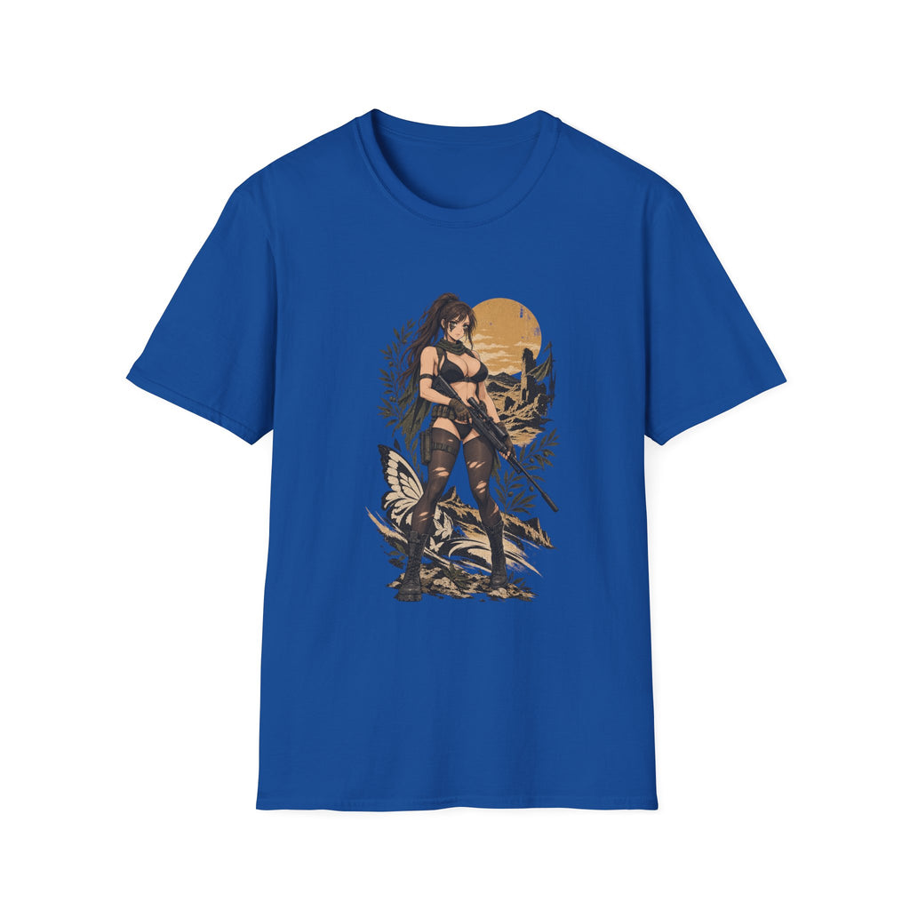 Quiet | Metal Gear | Sexy Sniper Pin up Fantasy Warrior Woman T-Shirt