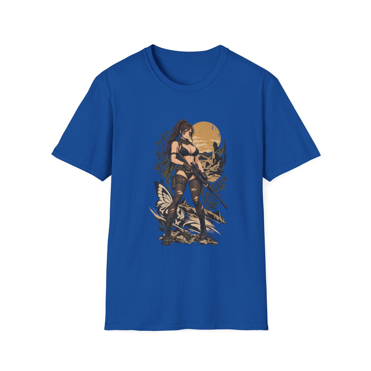 Quiet | Metal Gear | Sexy Sniper Pin up Fantasy Warrior Woman T-Shirt