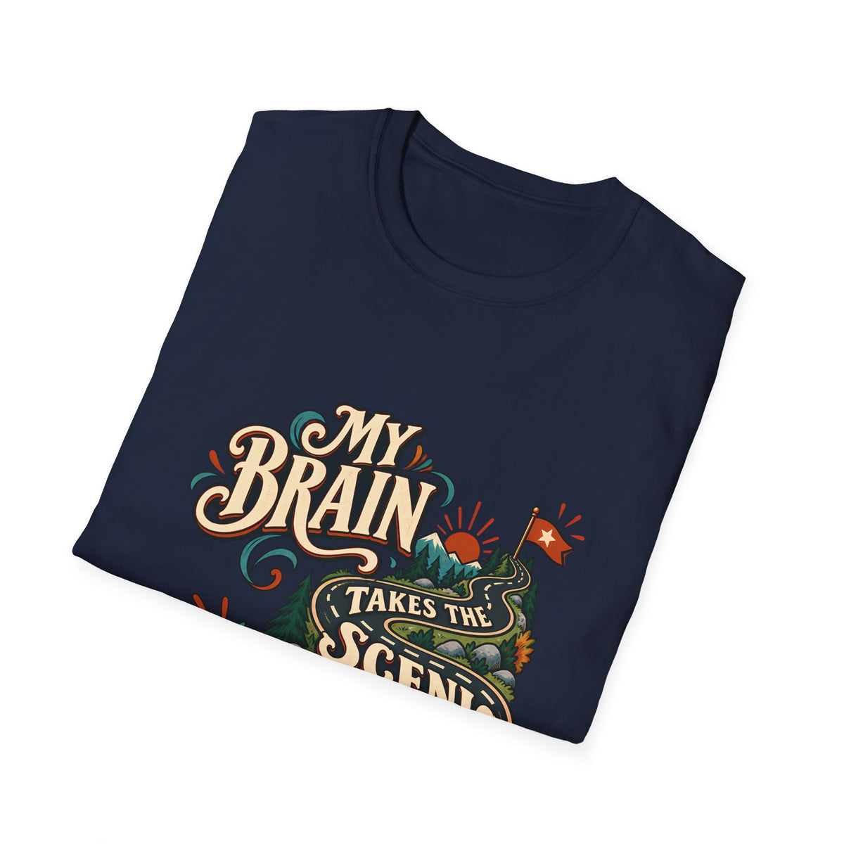The Scenic Route | A Beautifully Different Mind | Neurodivergent Shirt