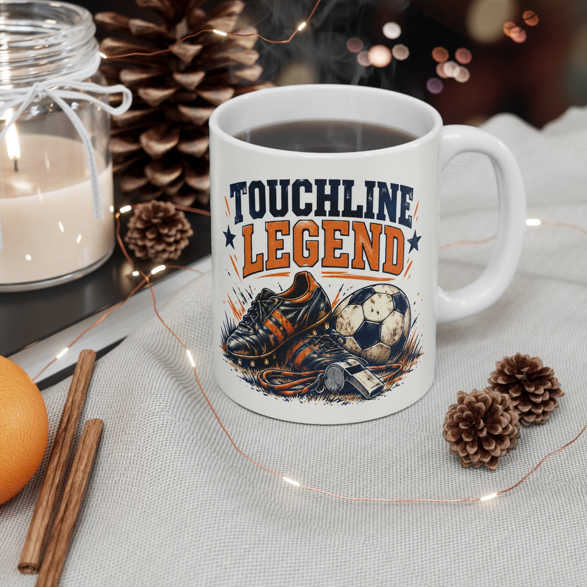 Touchline Legend | Football Coach Coffee Cup Gift (11oz)