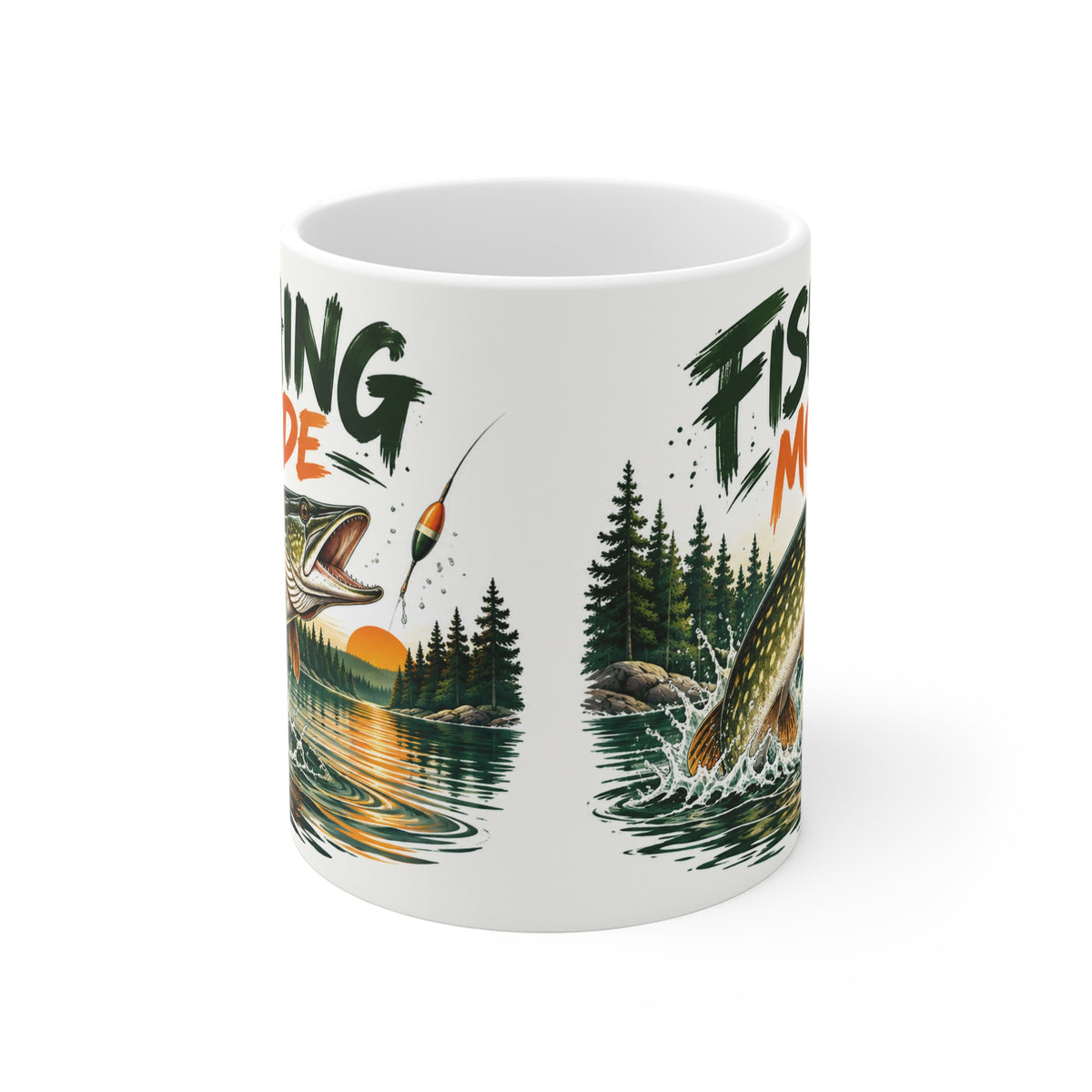 Fishing Mode | Funny Fishing Coffee Mug Gift (11oz)