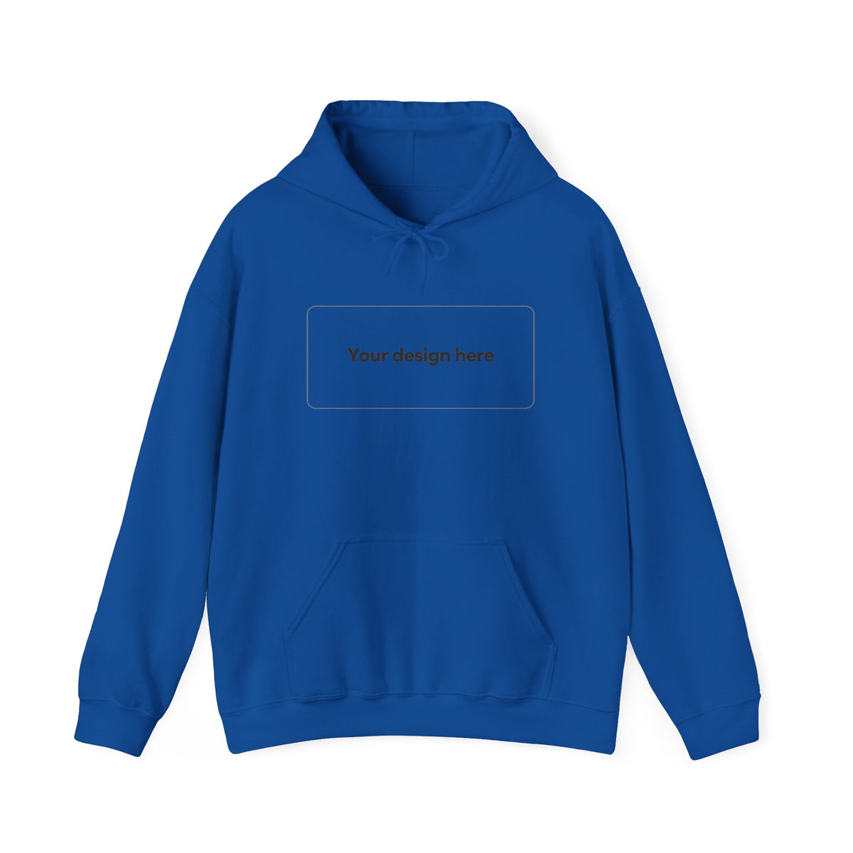 Hoodie | Customizable Blank-Front Pullover