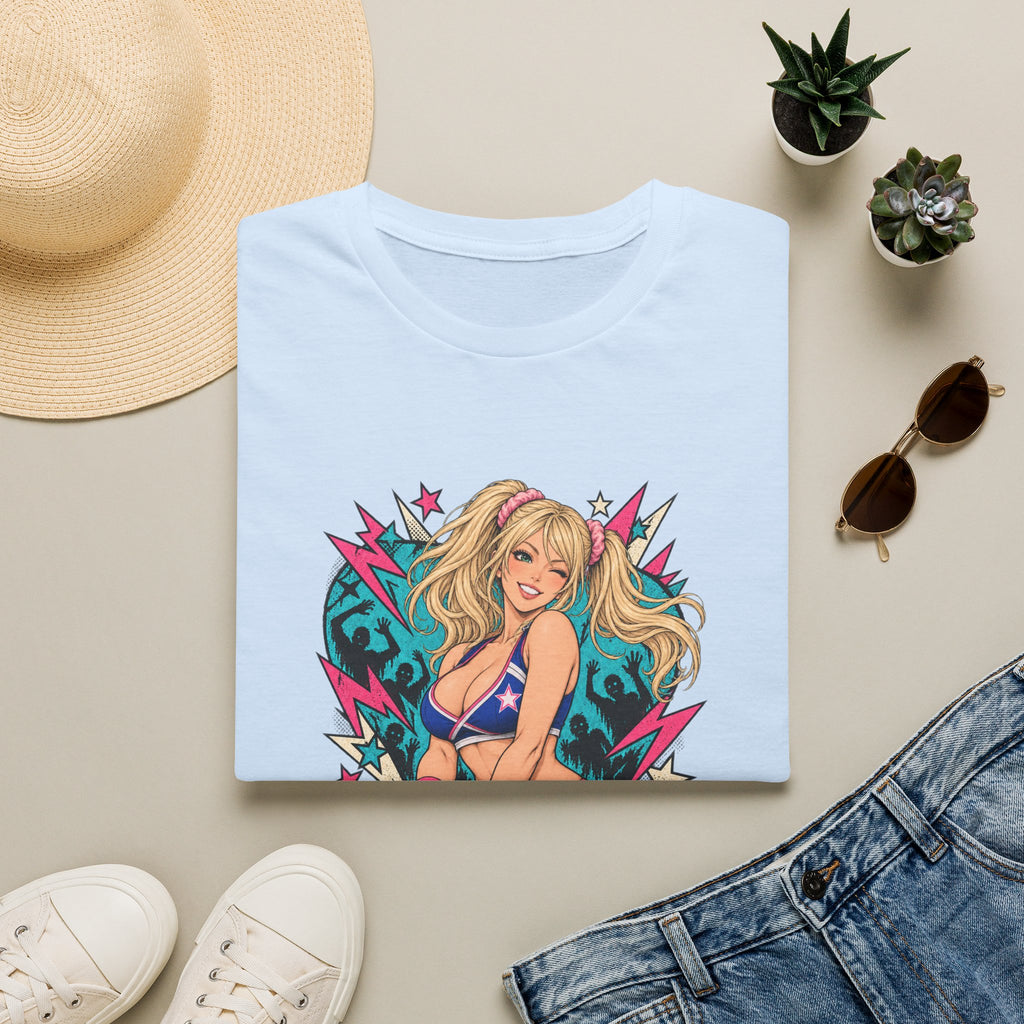 Juliet Starling | Lollipop Chainsaw | Zombie Game | Sexy Pin Up Girl T Shirt