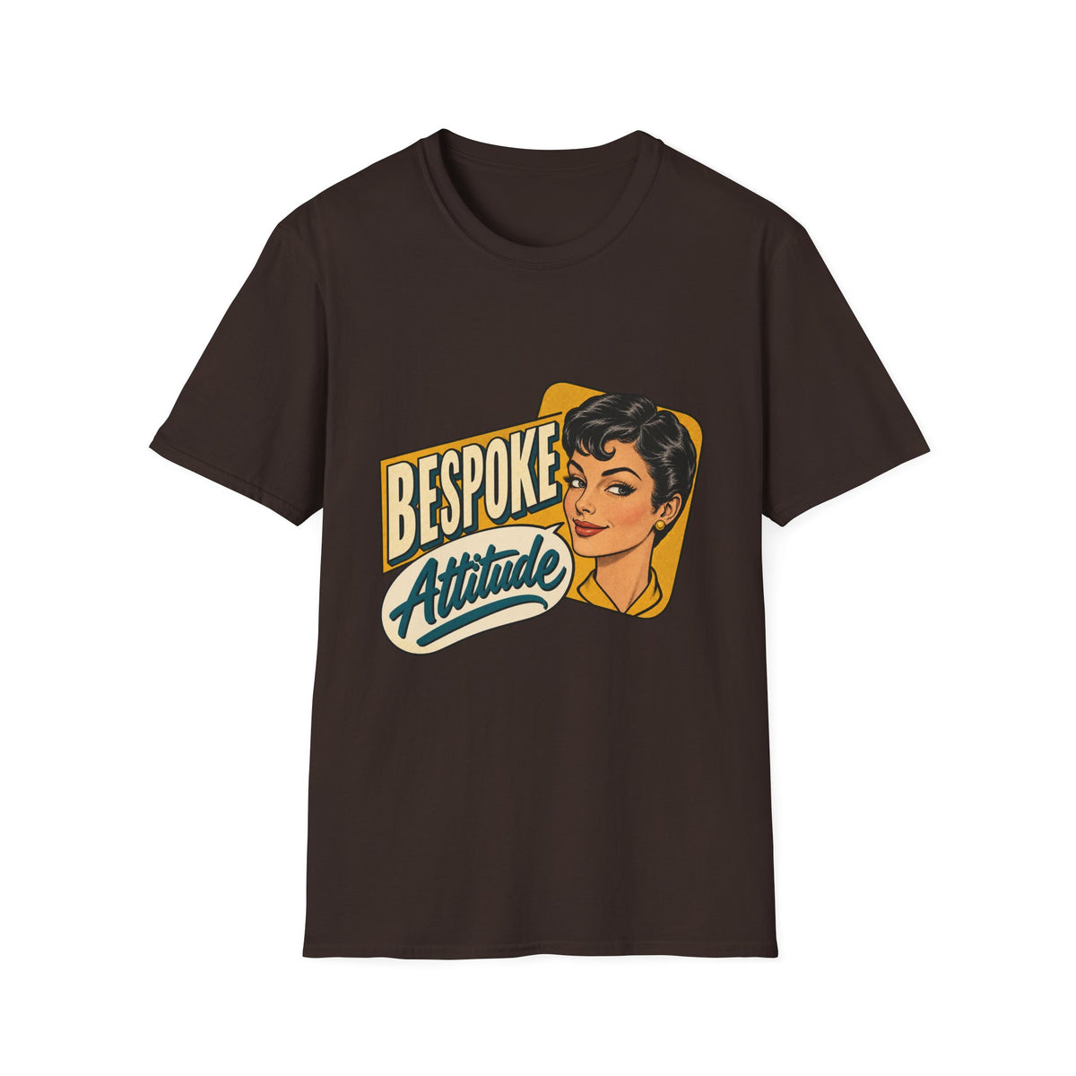 Bespoke Attitude Retro Style Graphic | Vintage 1950s Pinup Tee