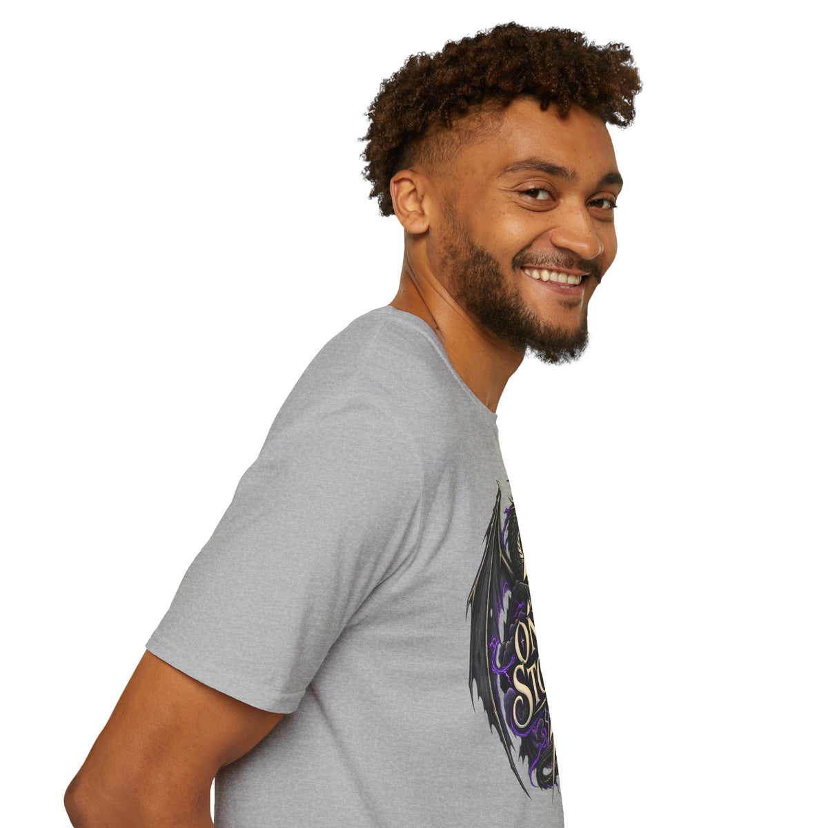 Onyx Storm Dragon T-Shirt | Book Inspired Gothic Lightning Fantasy Tee