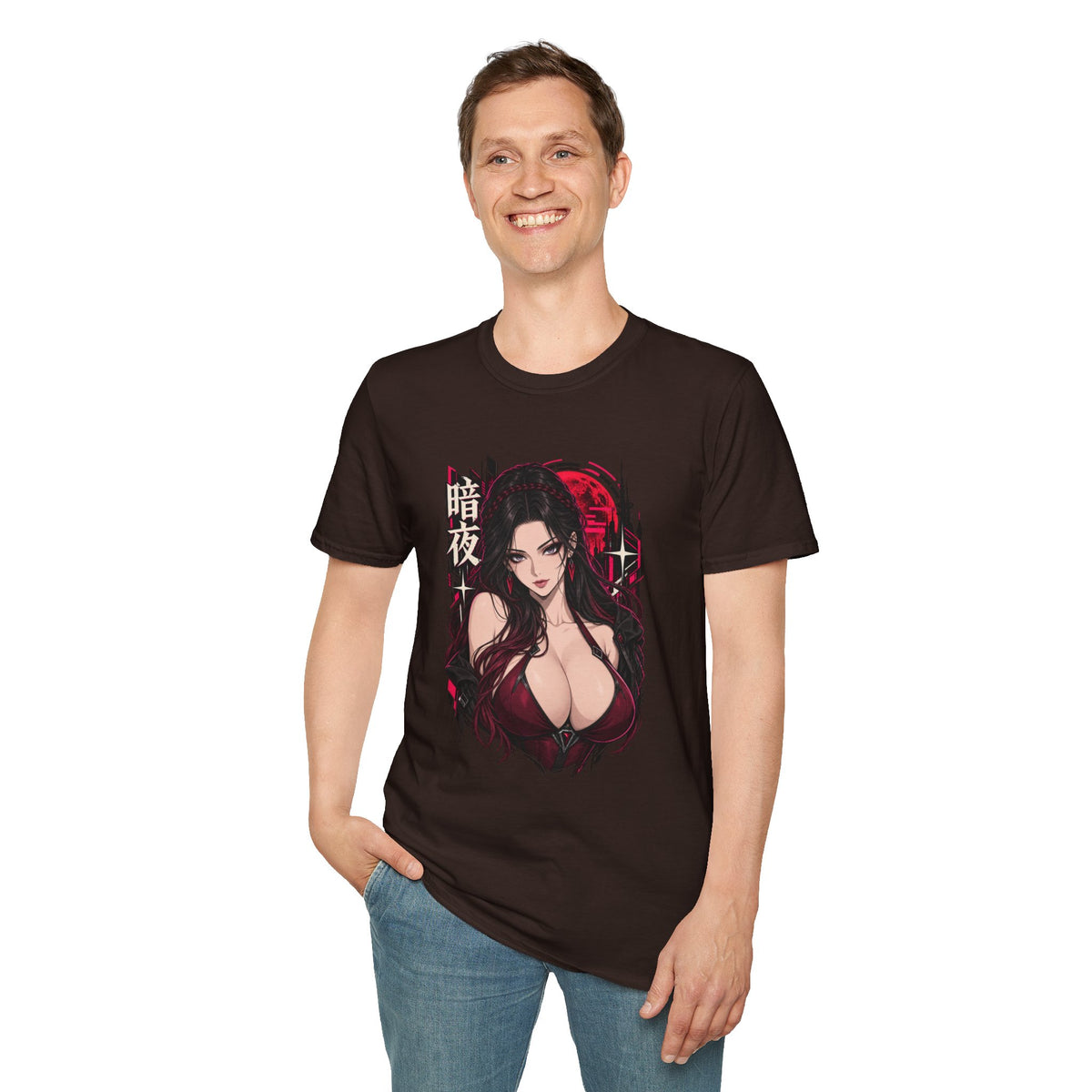 Noir | Sexy Anime Vampire Pin Up Girl | Waifu T-Shirt