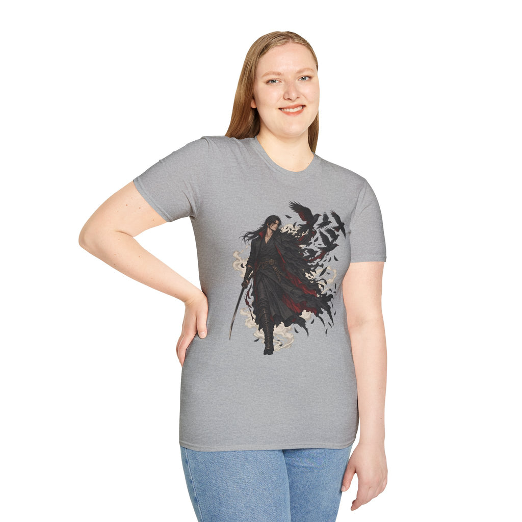 Dark Samurai | Raven Warrior Spirit | Graphic T Shirt