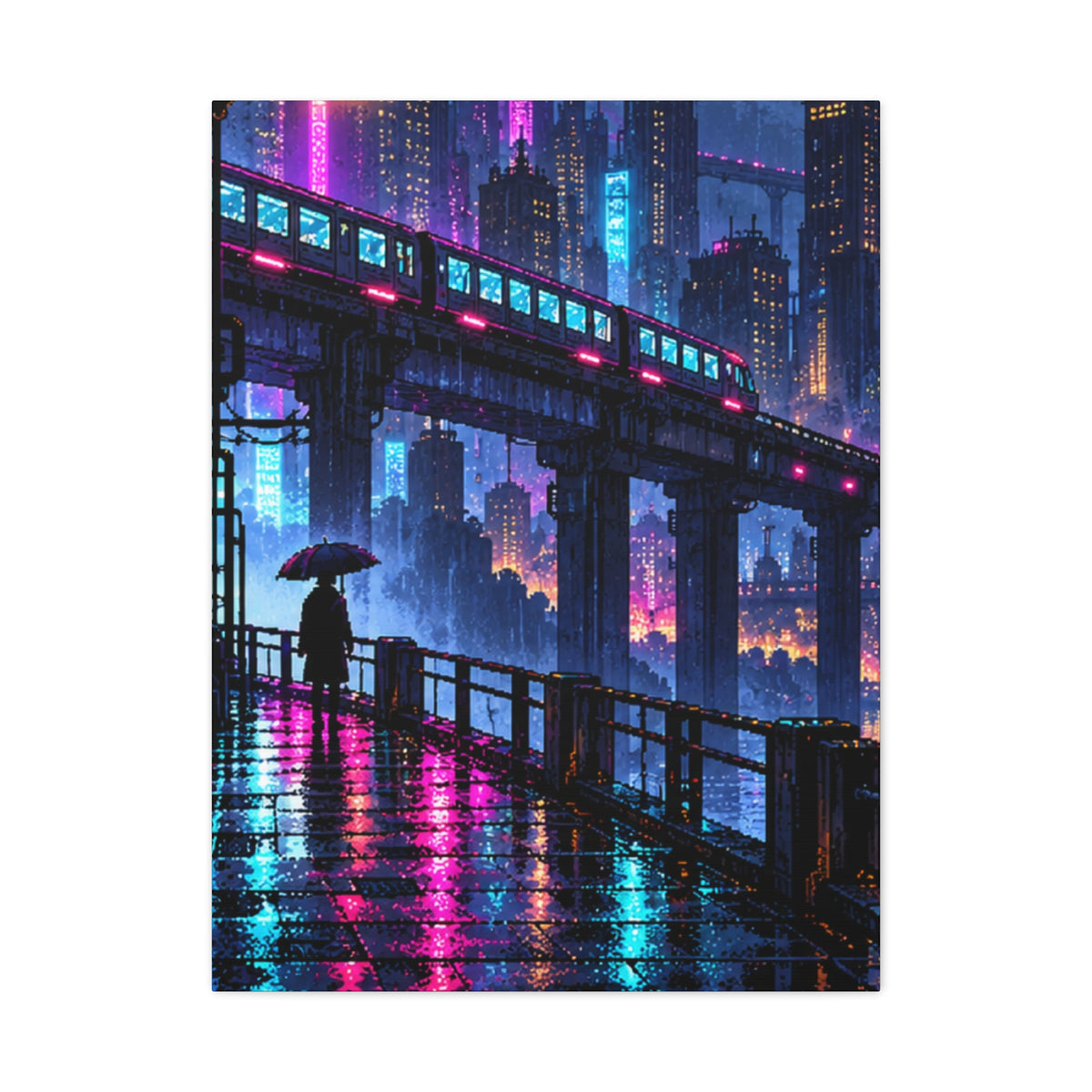Stretched Matte Canvas Print — 1.25" Depth (Custom Design)
