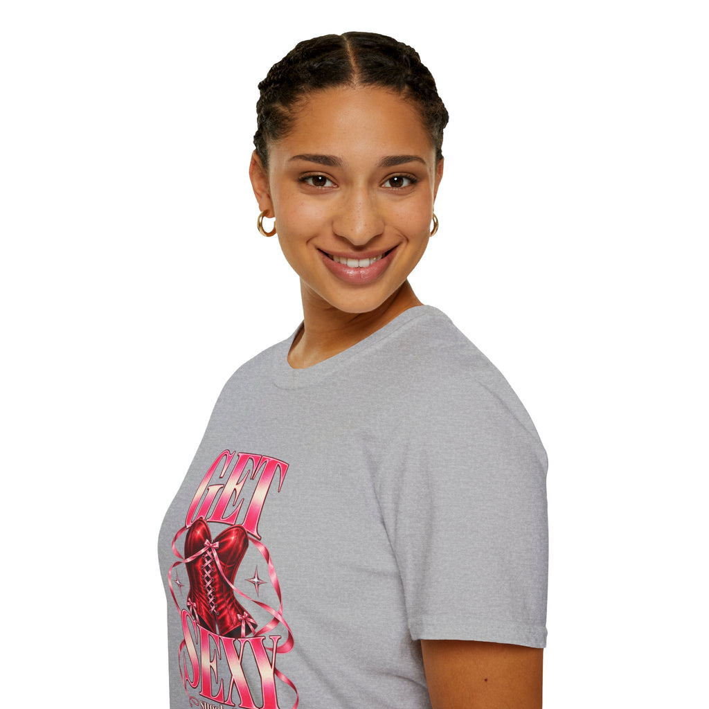Get Sexy | Sugababes | Corset Retro Pink Y2K Vibe Graphic T Shirt