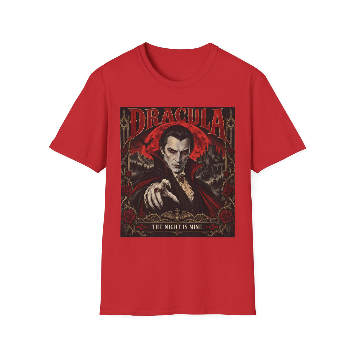 Dracula Graphic T‑Shirt — Vintage Vampire Horror Tee
