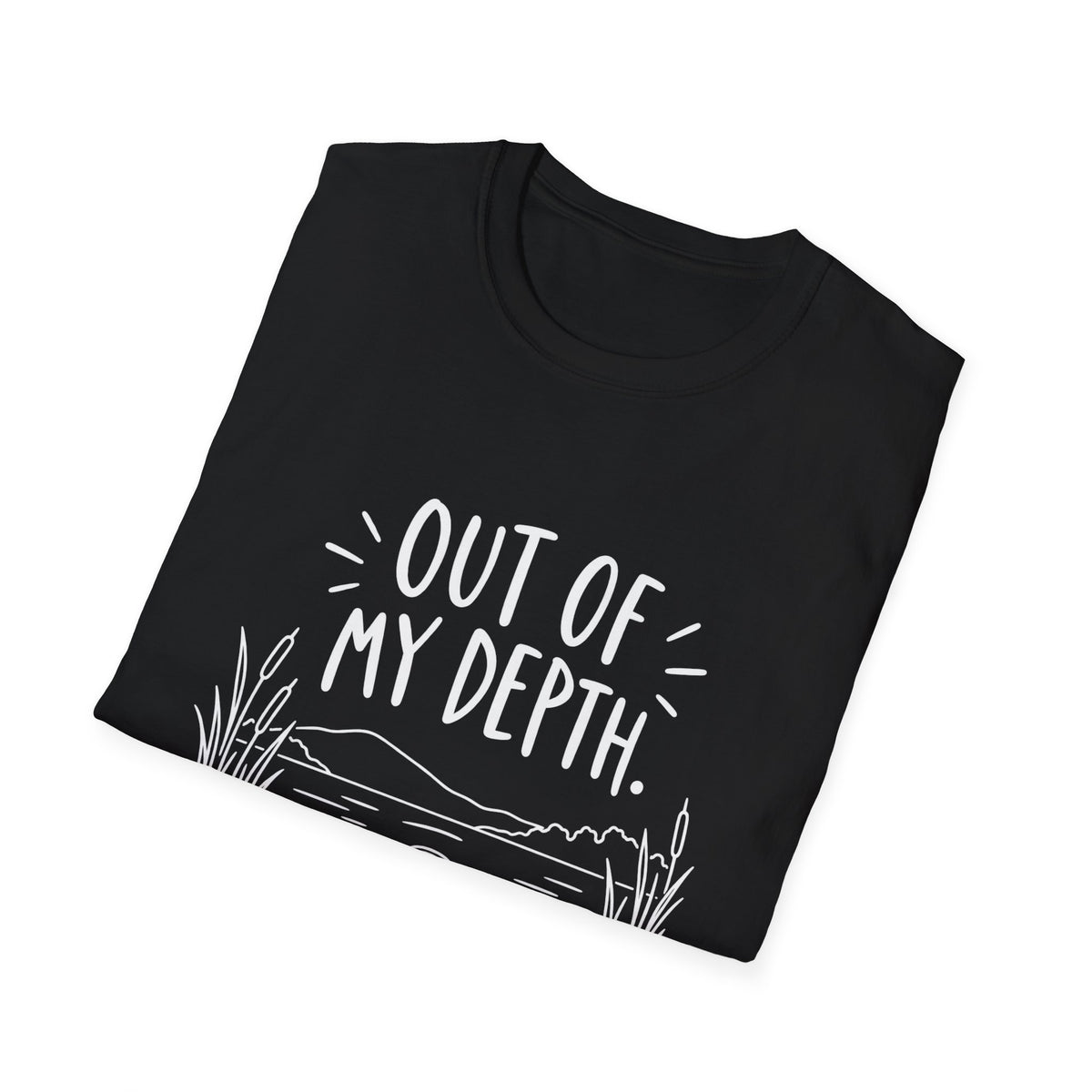 Wild Swimmer Gift | Out of My Depth By Choice | Graphic Tee
