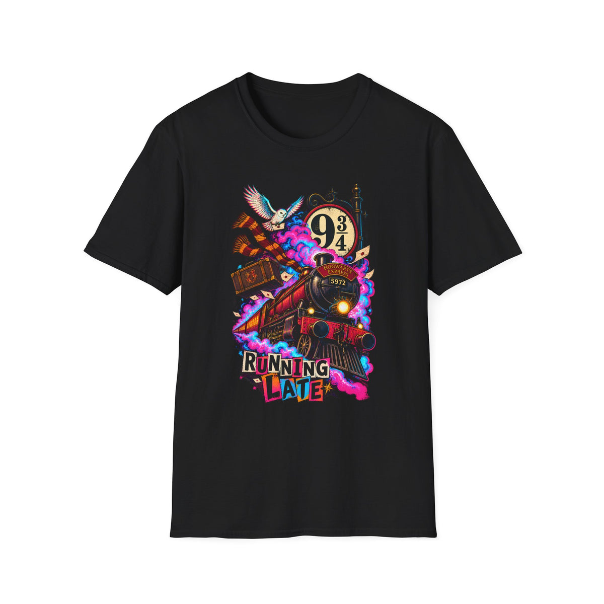 Running Late | Platform 9 and 3/4 | Harry Potter Graphic T-Shirt