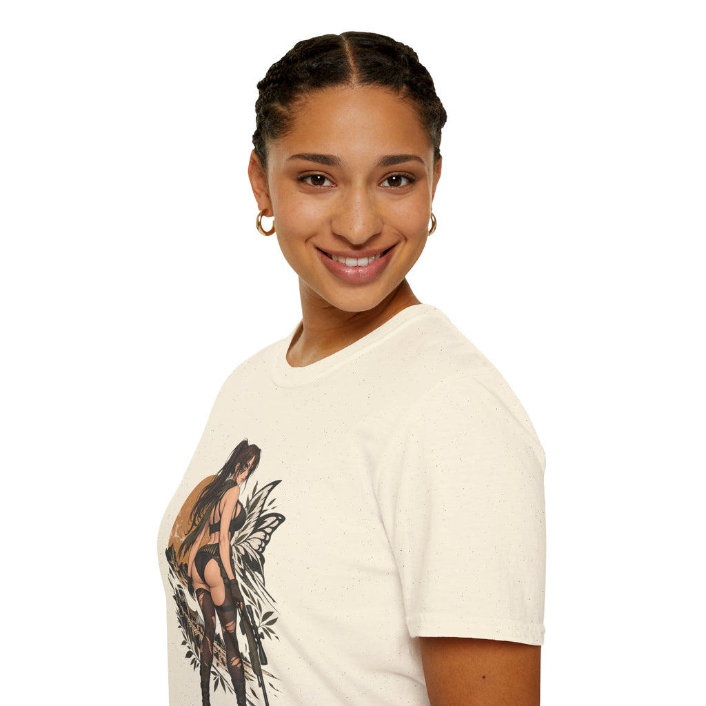 Metal Gear | Quiet | Sexy Pin Up Fantasy Sniper Girl T-Shirt
