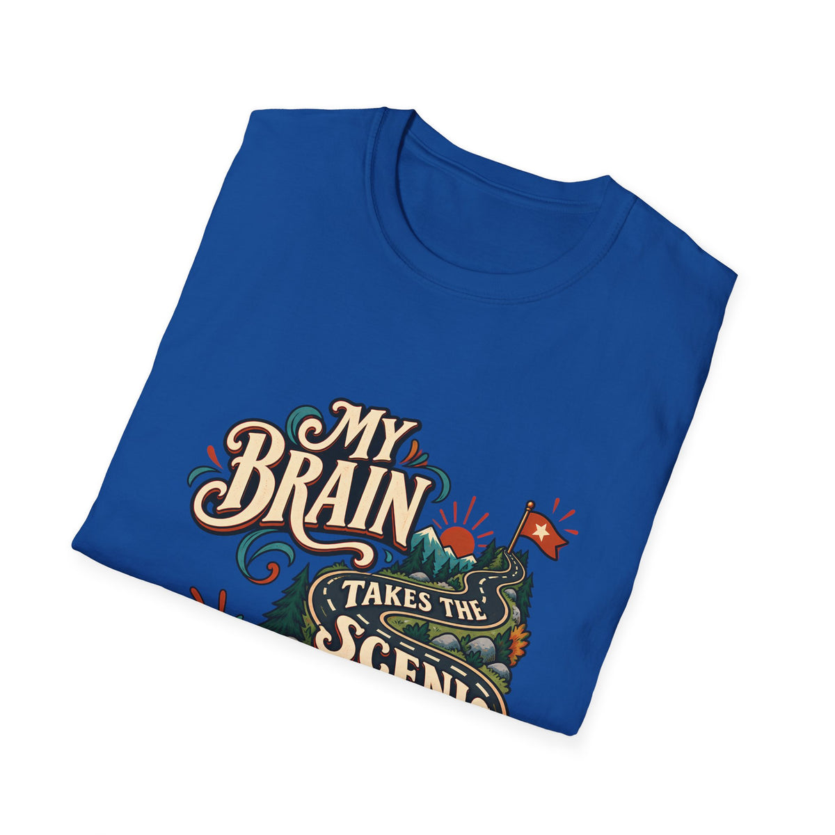 The Scenic Route | A Beautifully Different Mind | Neurodivergent Shirt