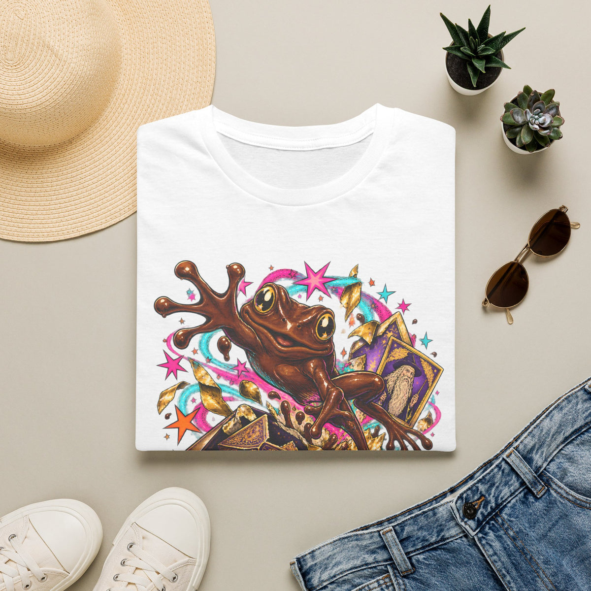 Cant be Contained | Harry Potter Chocolate Frog Graphic T Shirt