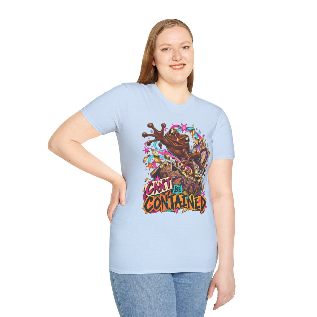 Cant be Contained | Harry Potter Chocolate Frog Graphic T Shirt