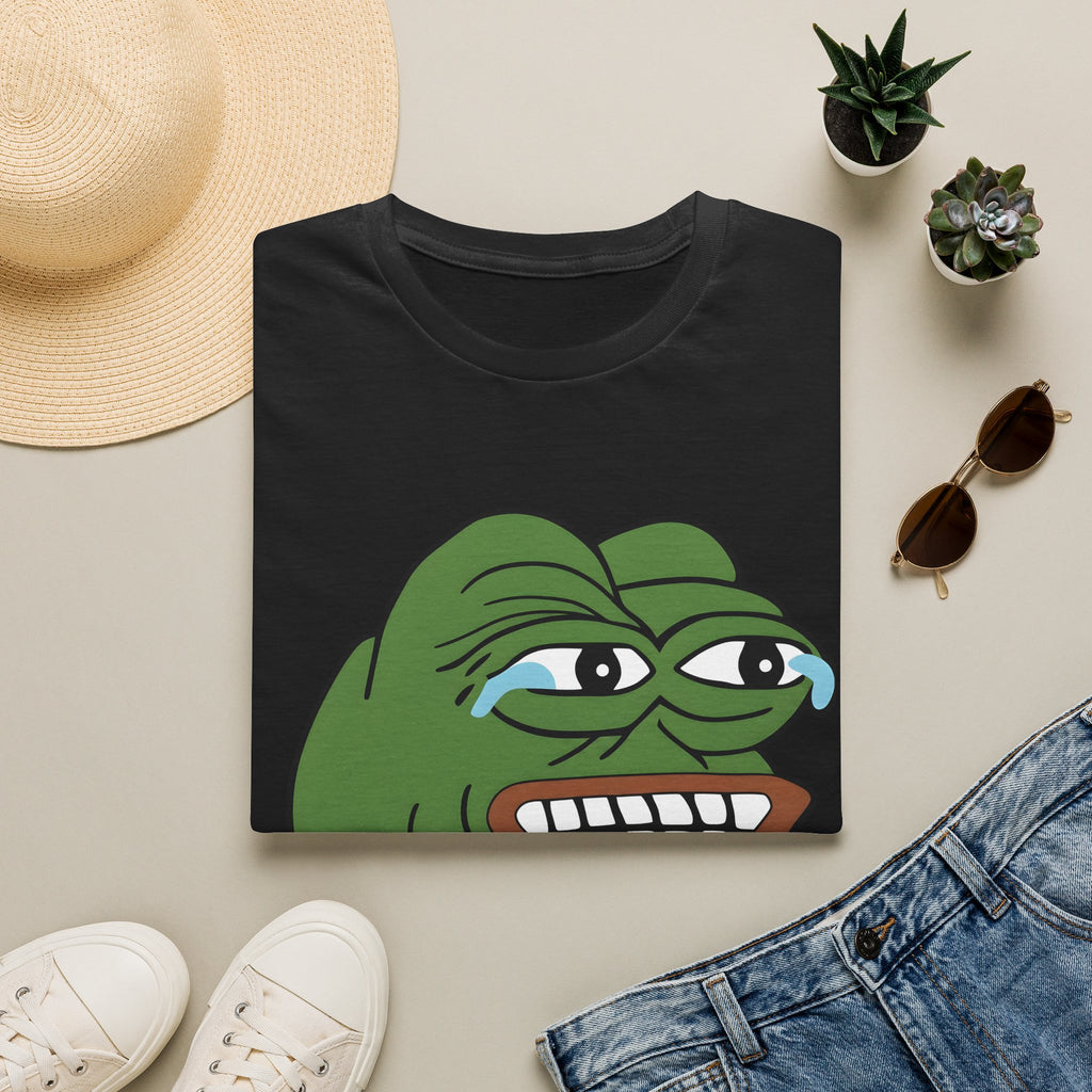 Pepe Grin T-Shirt — Smirking Frog Meme Tee