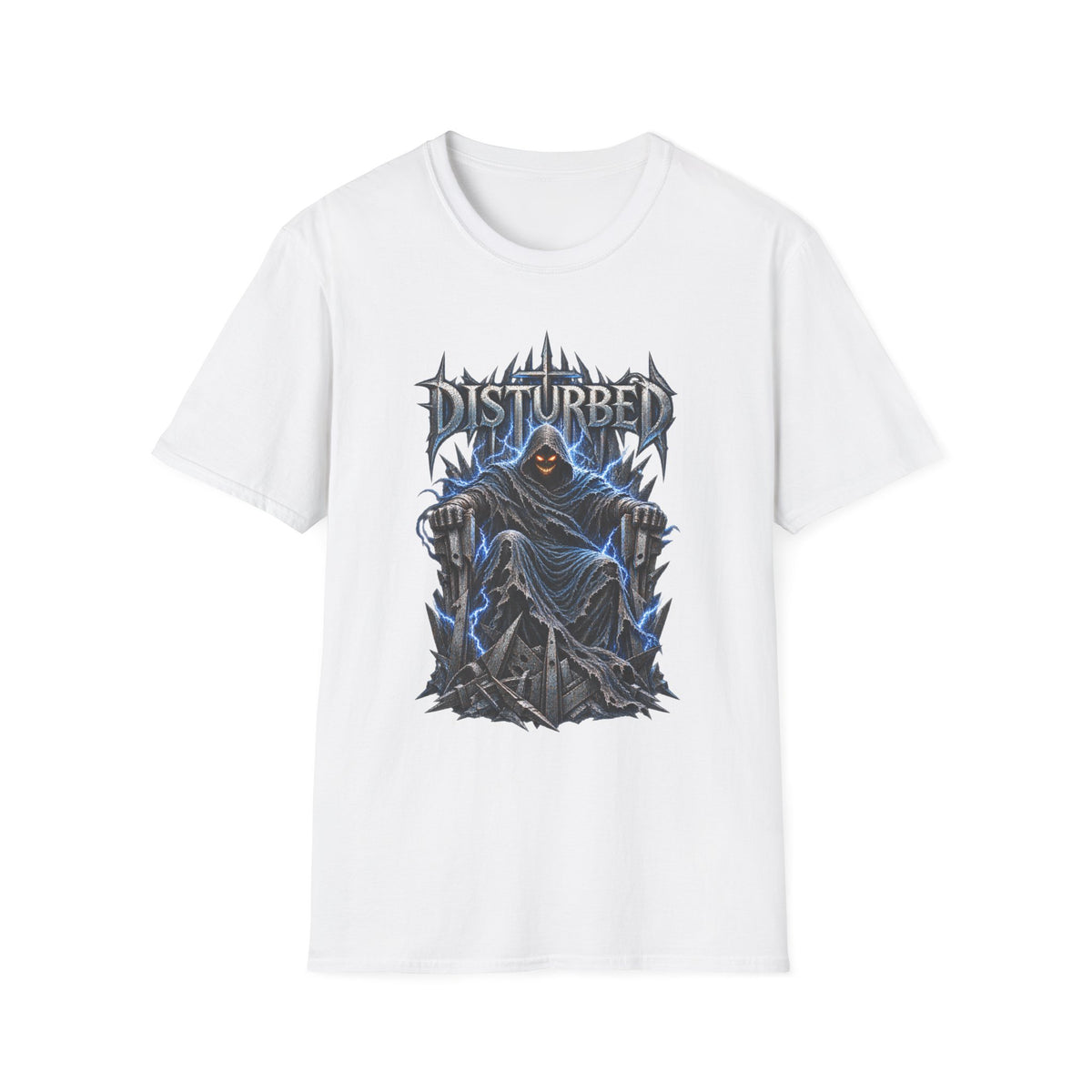Disturbed | Storm Throne | The Guy | Grim Reaper Band T-Shirt