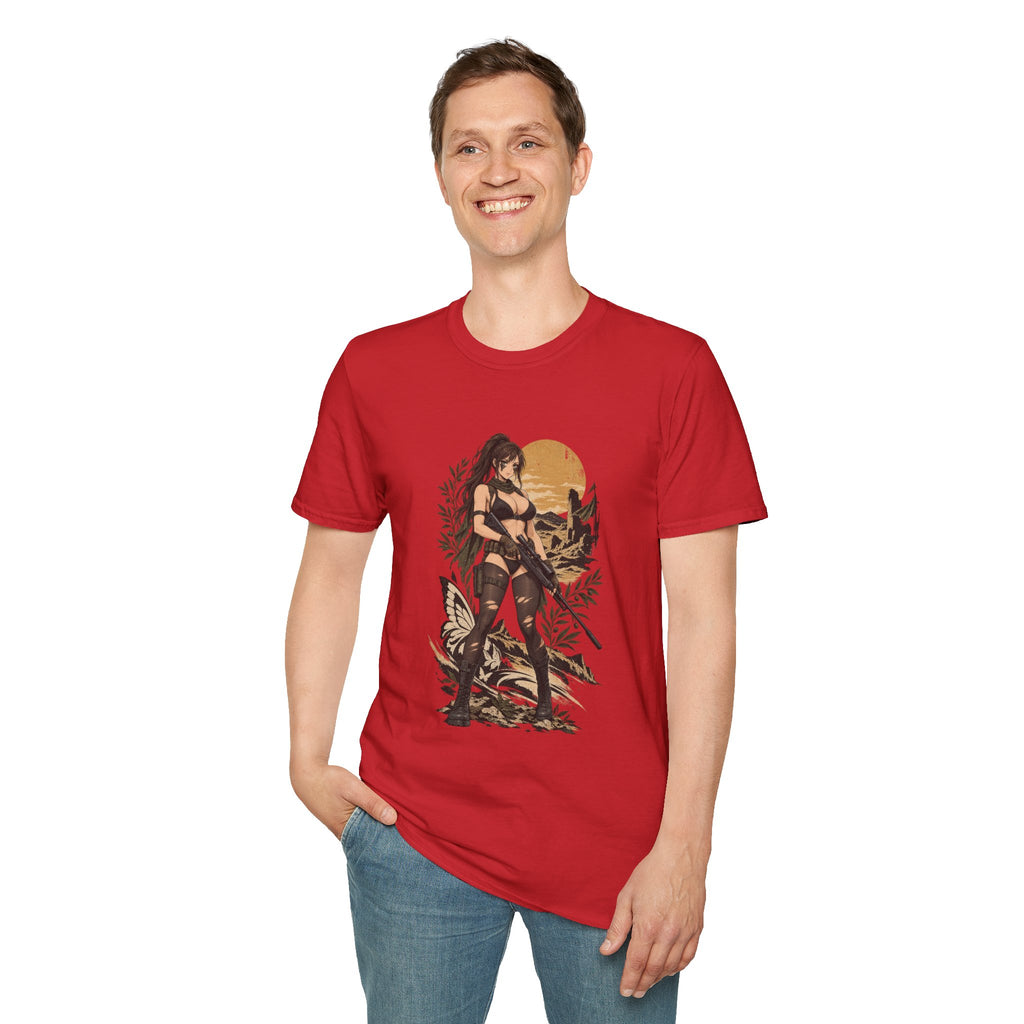 Quiet | Metal Gear | Sexy Sniper Pin up Fantasy Warrior Woman T-Shirt