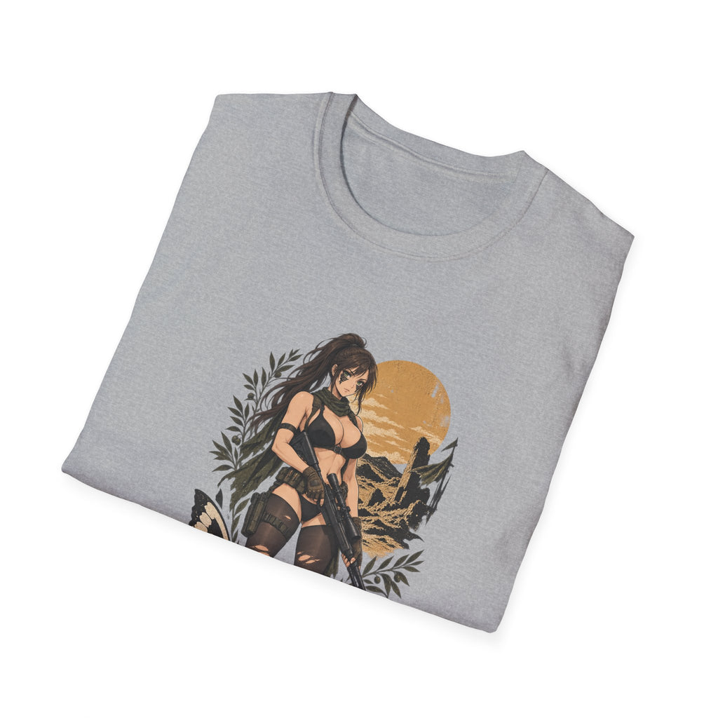 Quiet | Metal Gear | Sexy Sniper Pin up Fantasy Warrior Woman T-Shirt