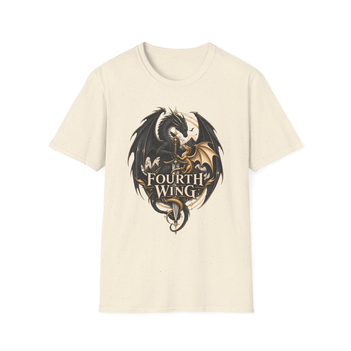 Fourth Wing | Book Inspired Dragon Logo | Fantasy Book T-Shirt