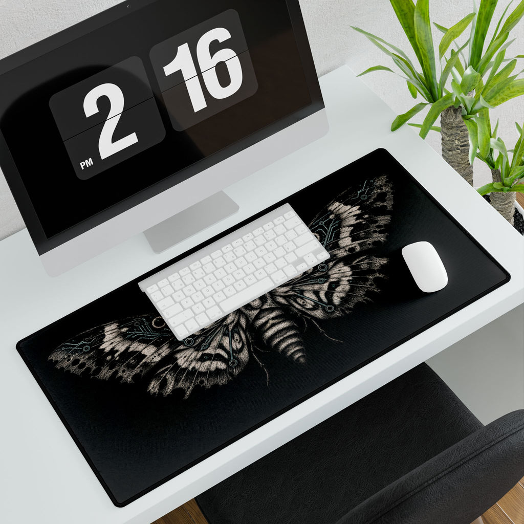 Gothic Death's-Head Moth | Dark Skull Moth Gaming/Office Mouse Pad