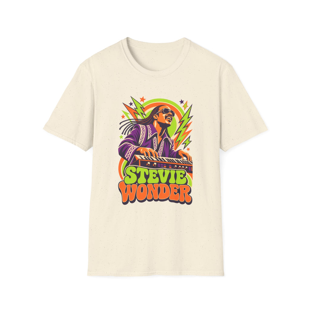 Retro Music Legend Stevie Wonder Graphic Tee