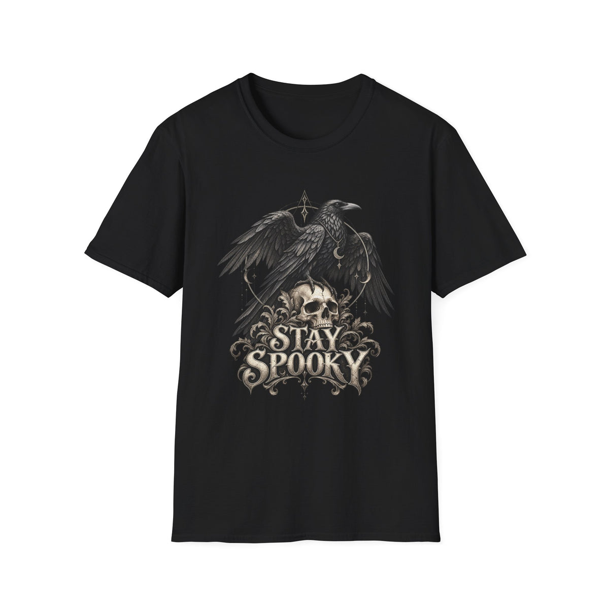 Stay Spooky | Raven Skull T-Shirt