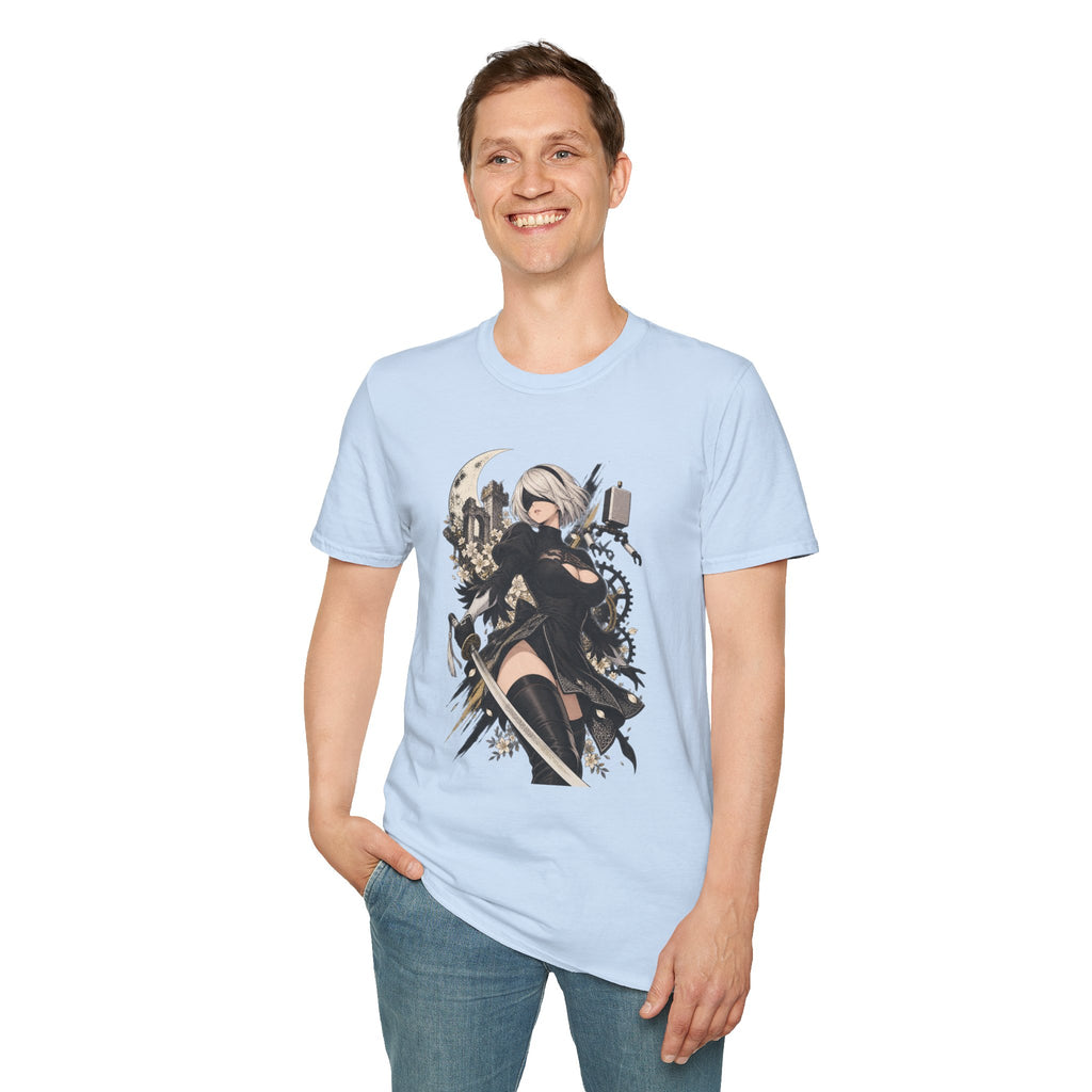 2B | Nier Automata | Anime Swordgirl Pin Up T-Shirt