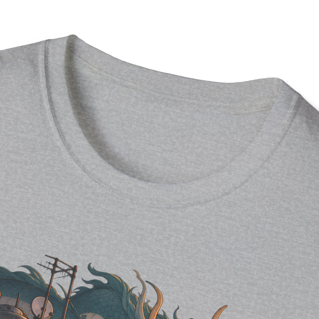 Serpent Cityscape | Urban Japanese Dragon T-Shirt