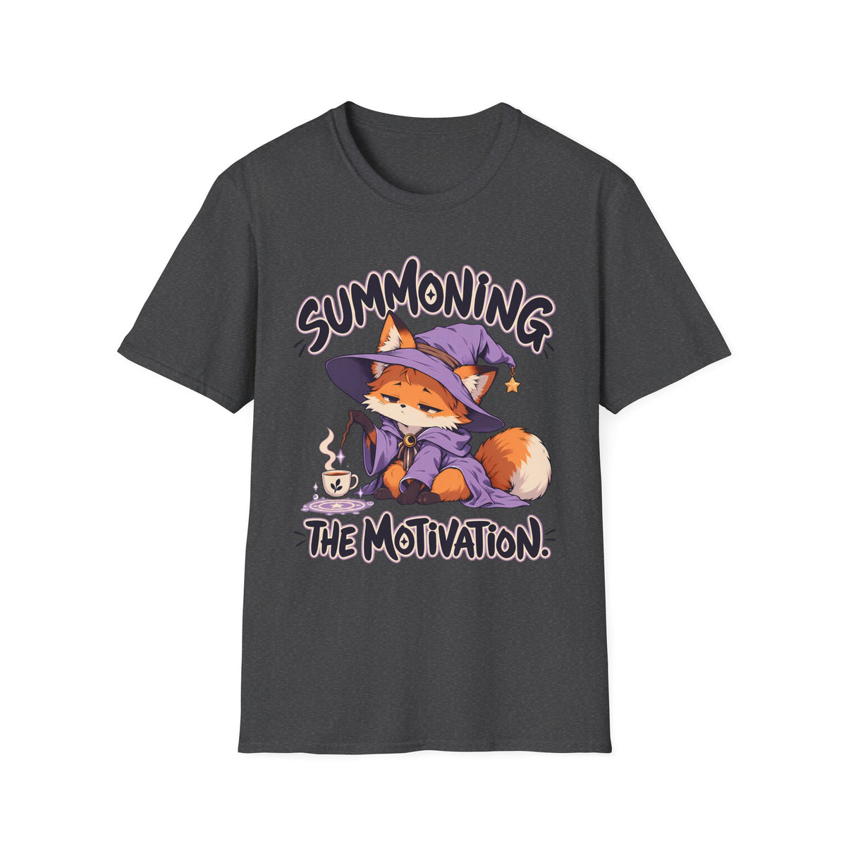 Summoning The Motivation | Cute Anime Fox T-Shirt