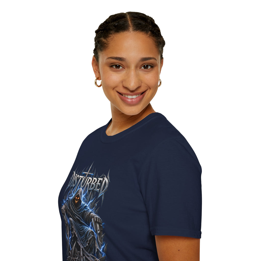 Disturbed | Storm Throne | The Guy | Grim Reaper Band T-Shirt