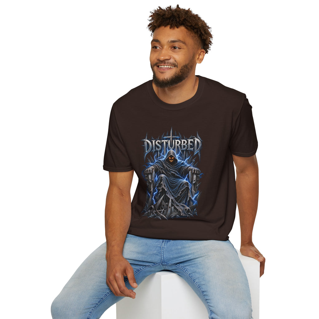 Disturbed | Storm Throne | The Guy | Grim Reaper Band T-Shirt