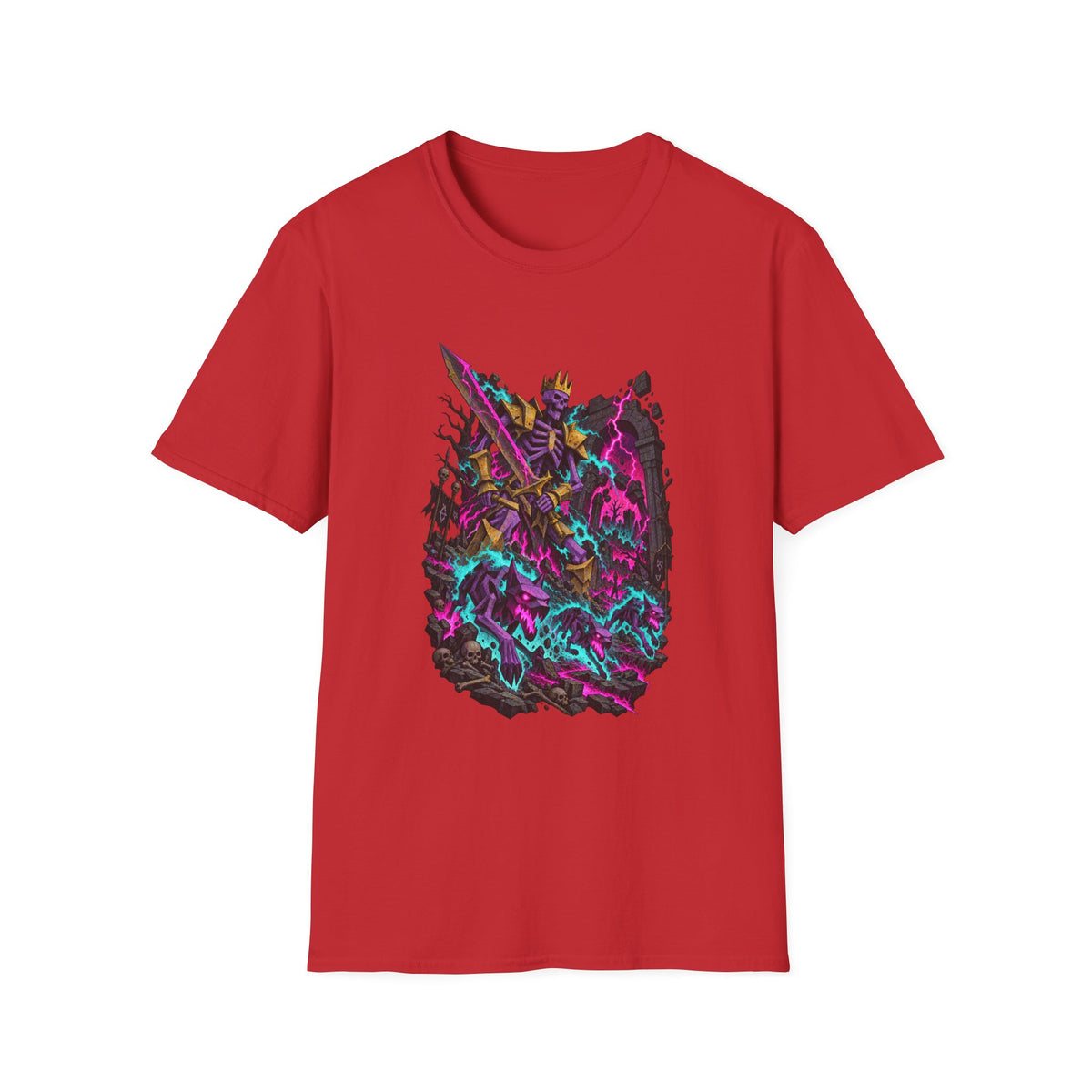 Skeleton Lich King | Final Boss | Gamer Shirt