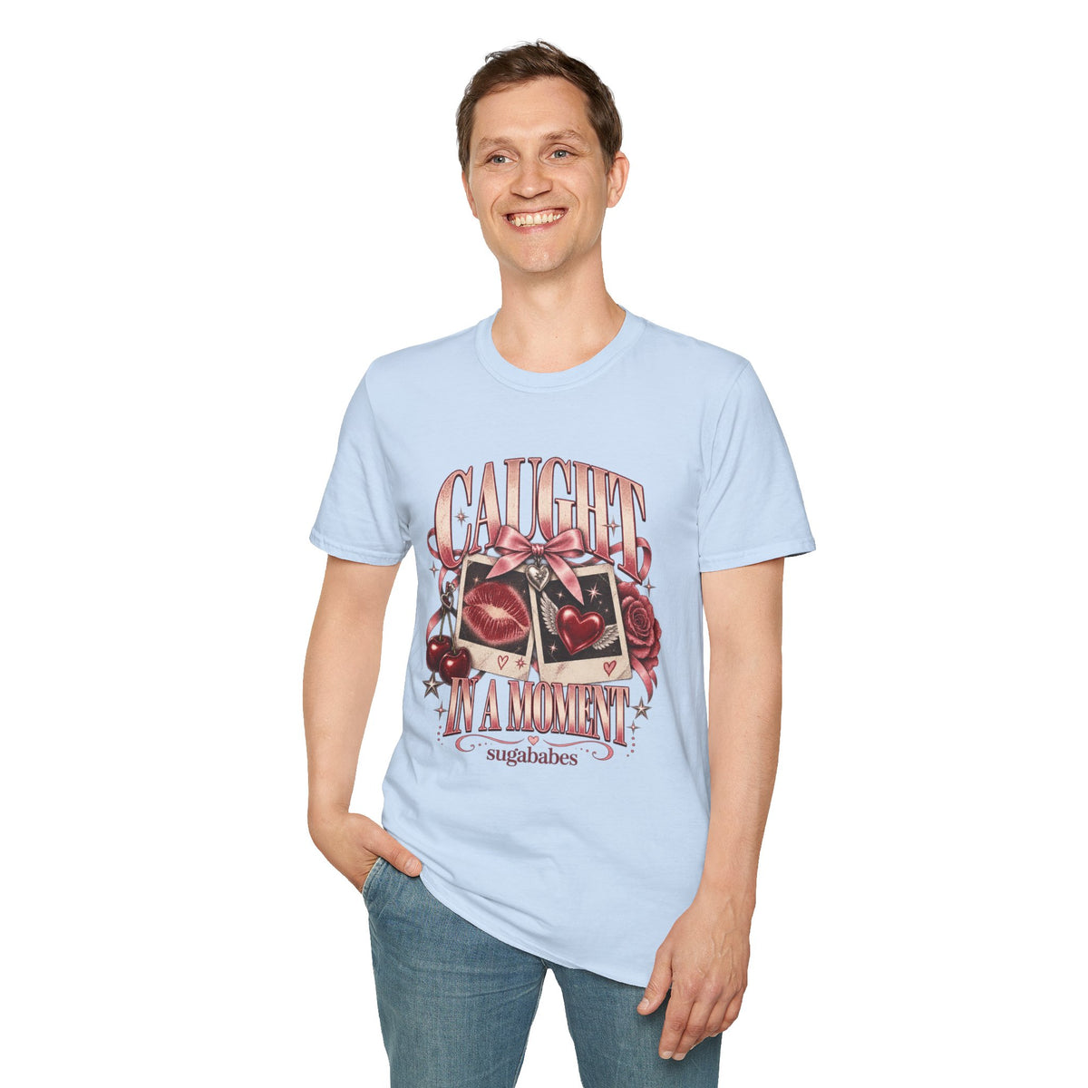 Caught In A Moment | Sugababes | Vintage Heart Polaroid Graphic Tee