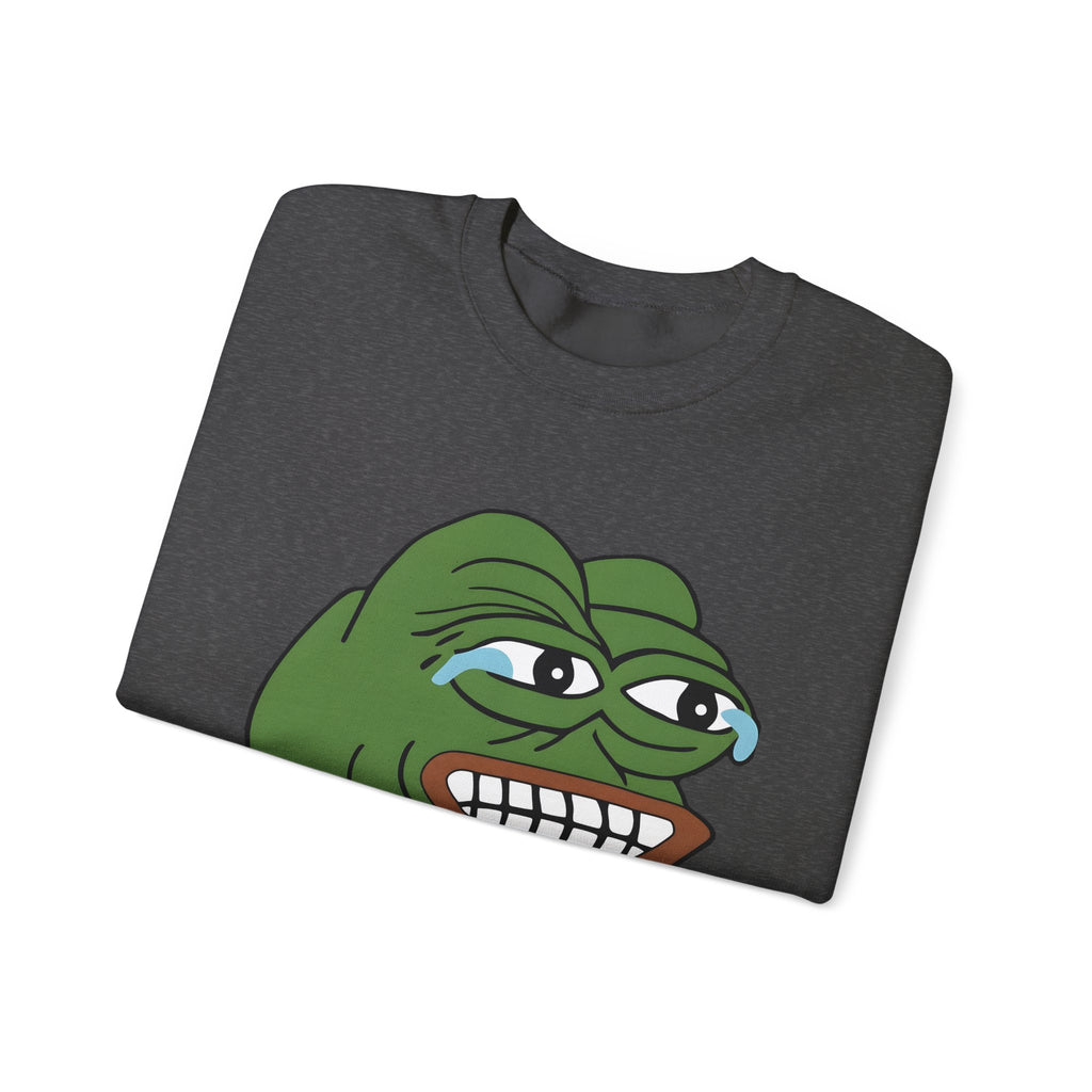 Pepe Frog Laughing Crewneck Sweatshirt