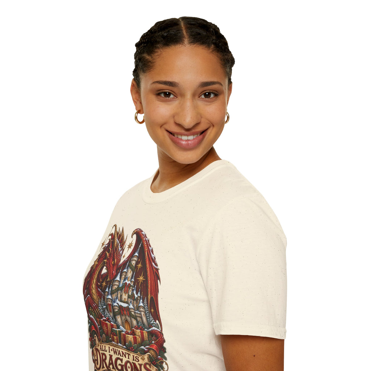 All I Want For Christmas | Dragon Castle T-Shirt