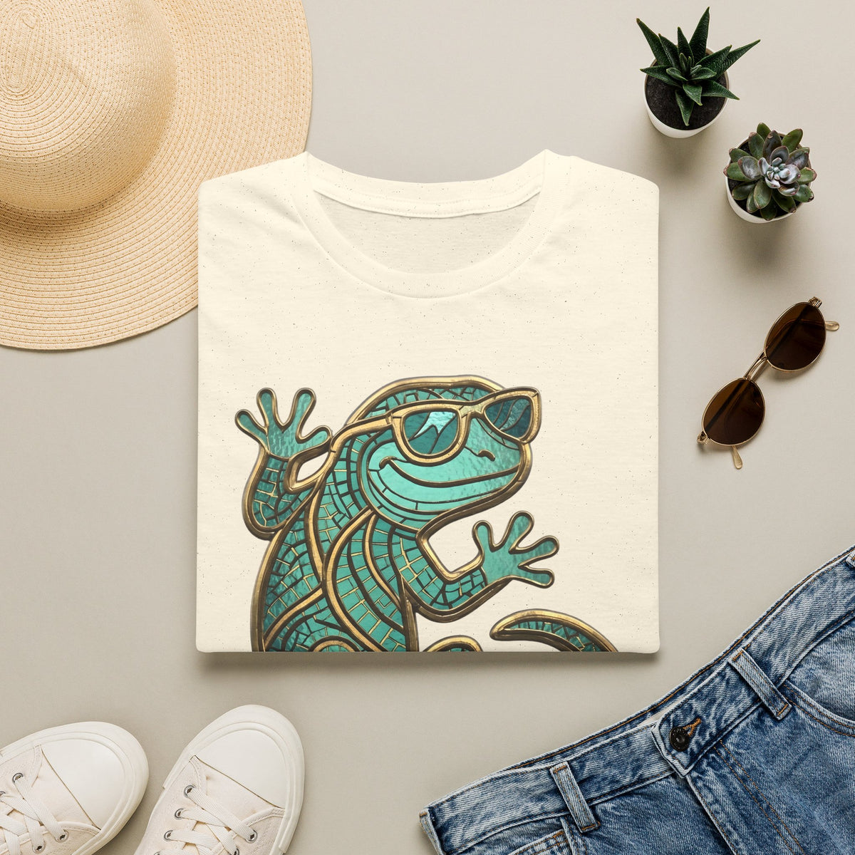 Gecko Time - Summer / Gecko Lizard Summer T-Shirt