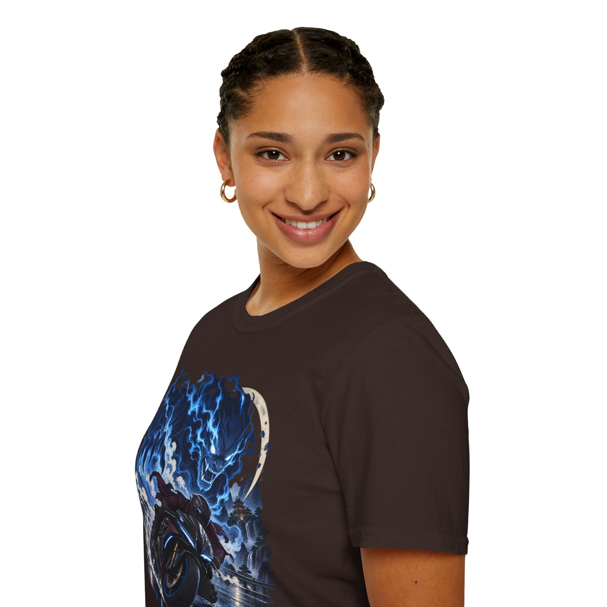 Demon of the Storm | Night Rider | Japanese Urban Motorcycle Tee