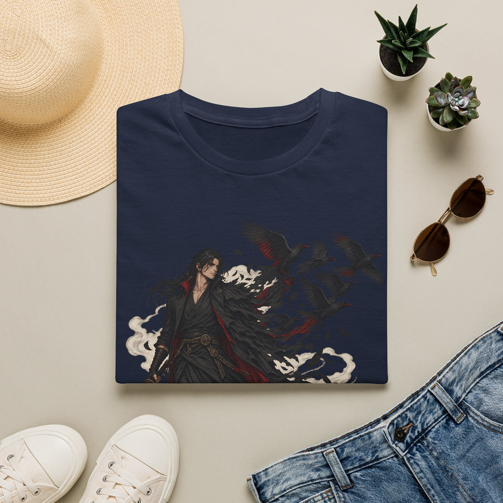 Dark Samurai | Raven Warrior Spirit | Graphic T Shirt