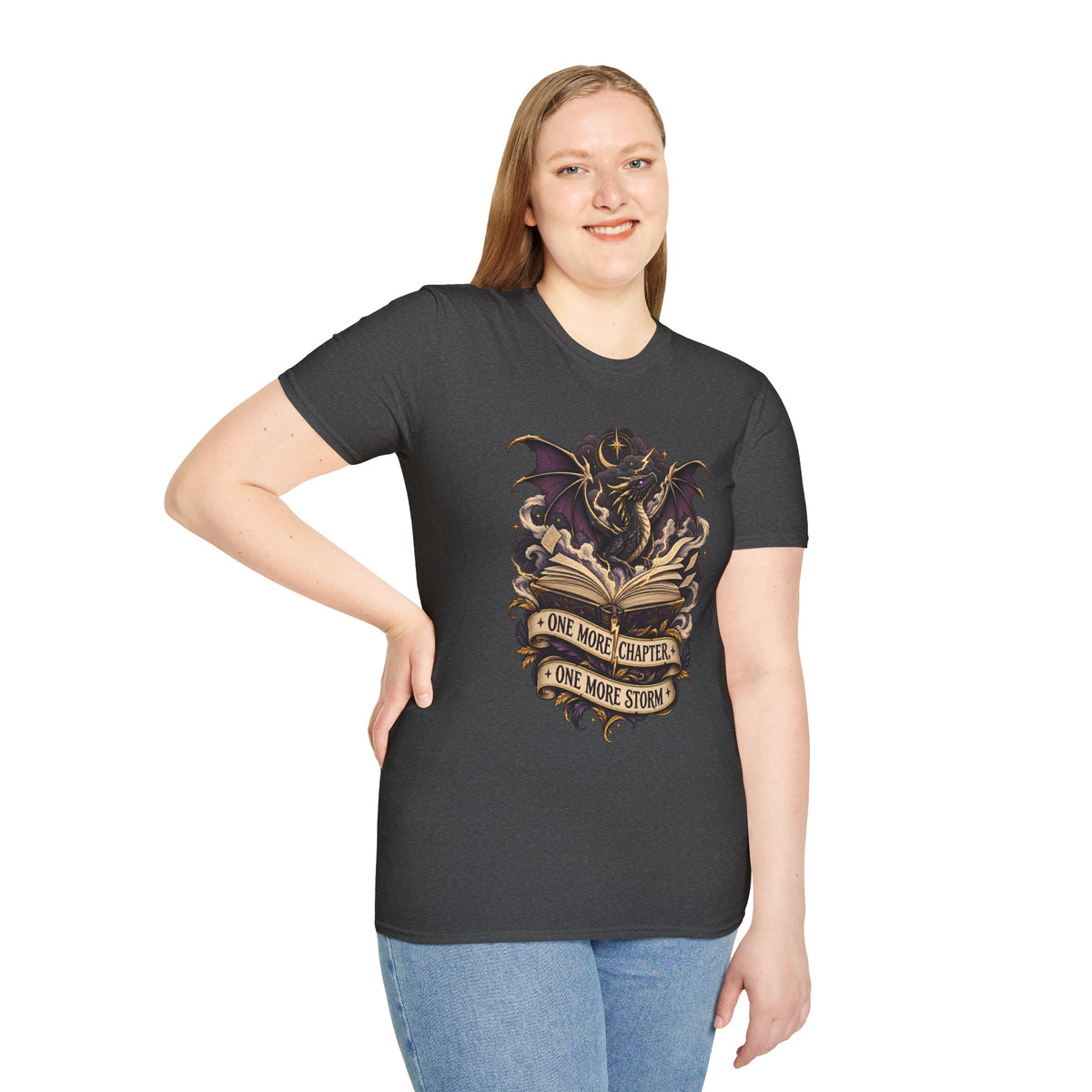 One More Chapter | Onyx Storm Inspired Book Readers Dragon T-Shirt