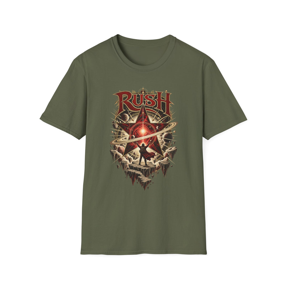 Rush | Legendary Prog Band Band T‑Shirt Cosmic Rebellion