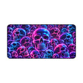 Neon Cyberpunk Skulls | Electric Pink and Cyan Art