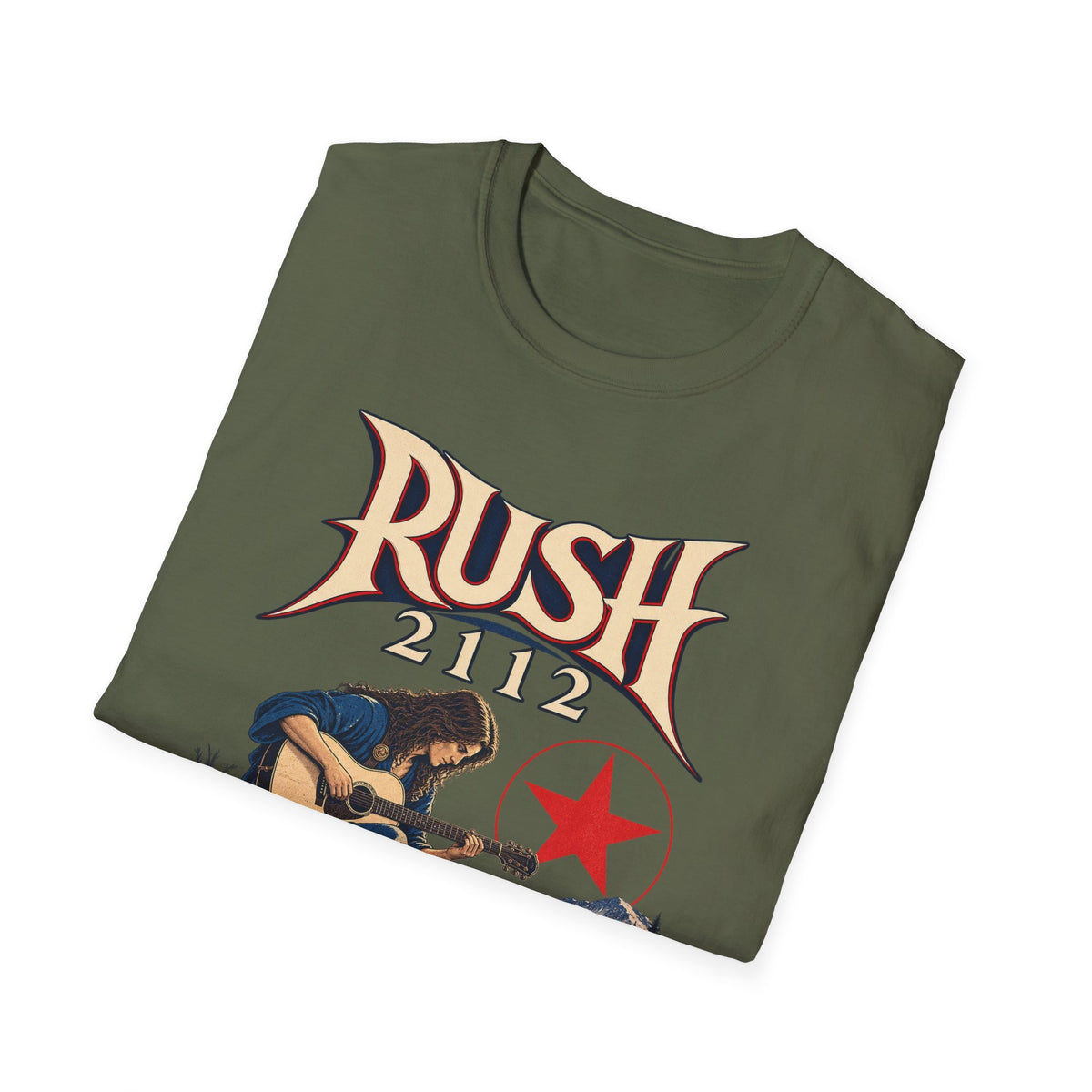 Rush | 2112 | Acoustic Guitar | Prog Band T-Shirt