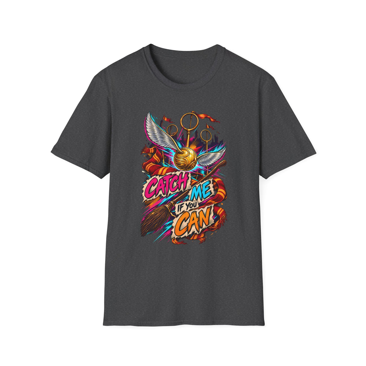 Catch Me If You Can | Golden Snitch Quidditch | Harry Potter T-Shirt
