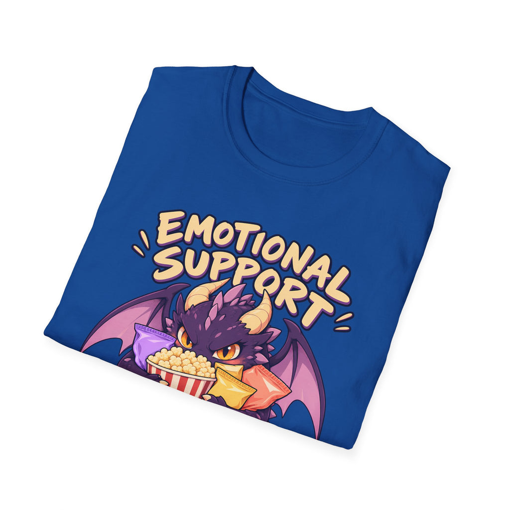 Emotional Support Snacks | Cute Dragon Eating Popcorn Anime Shirt