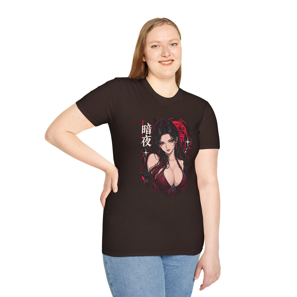 Noir | Sexy Anime Vampire Pin Up Girl | Waifu T-Shirt