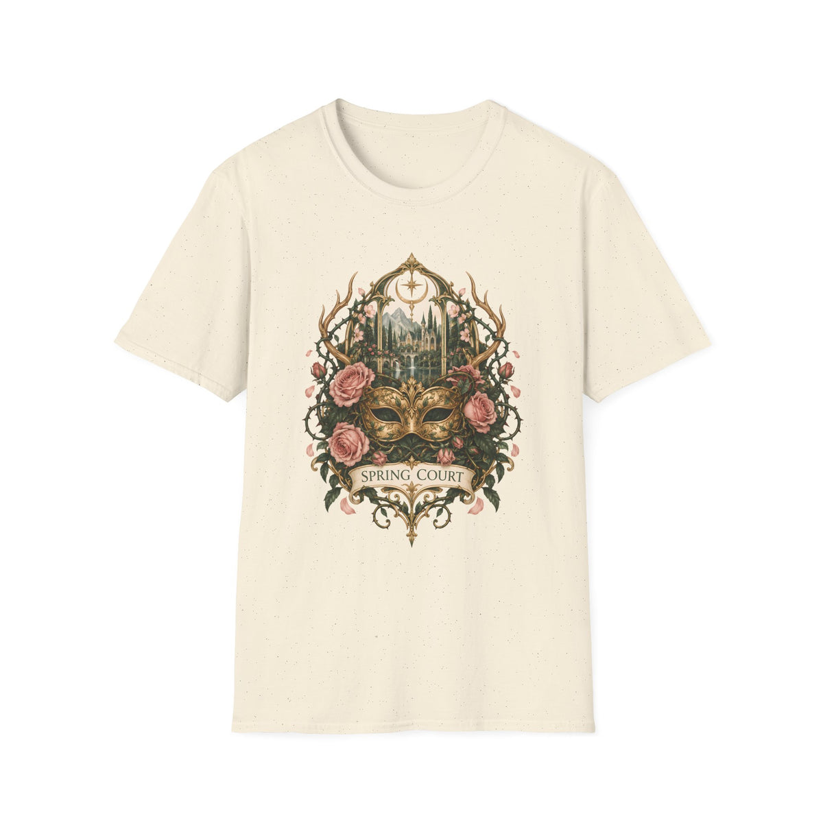 Spring Court | ACOTAR Book Floral Masquerade T-Shirt